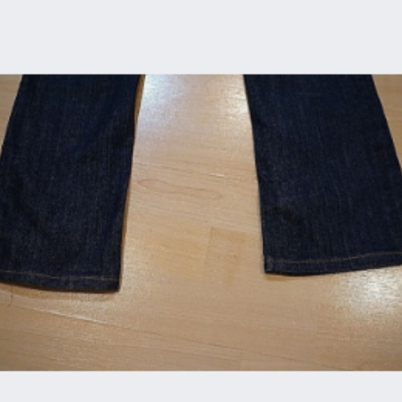 Sasson Dark Denim Stitch Jeans Size 4 - Picture 7 of 7